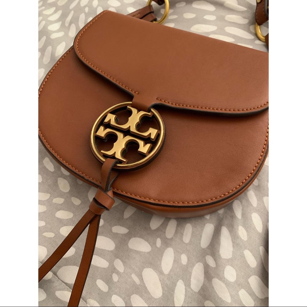 Tory Burch Brown Saddlebag